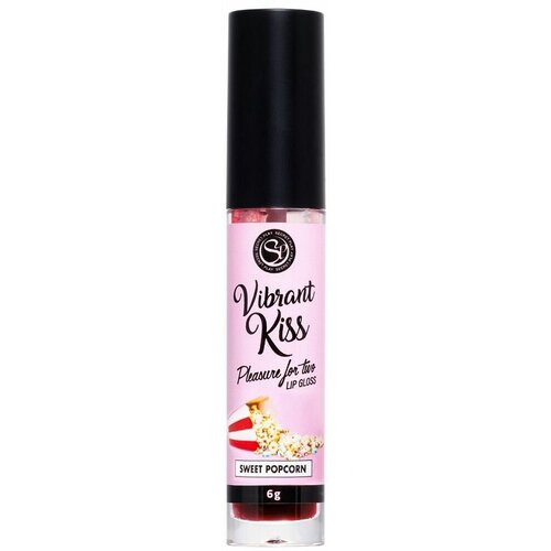 Secret Play Бальзам для губ Lip Gloss Vibrant Kiss со вкусом попкорна - 6 г