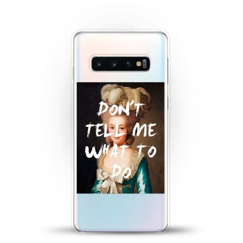 фото Силиконовый чехол не указывай на samsung galaxy s10 andy & paul