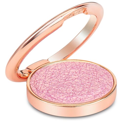 фото Кольцо держатель для телефона / текстура / 36 мм / розовый luxcase