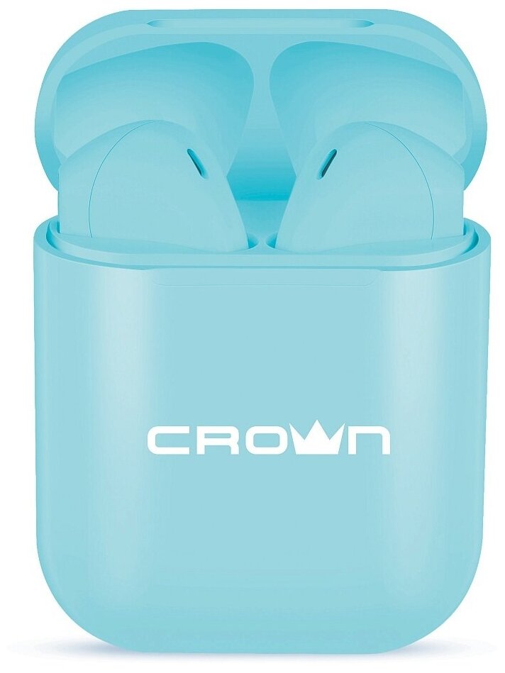 Беспроводные наушники CROWN MICRO CMTWS-5005, blue