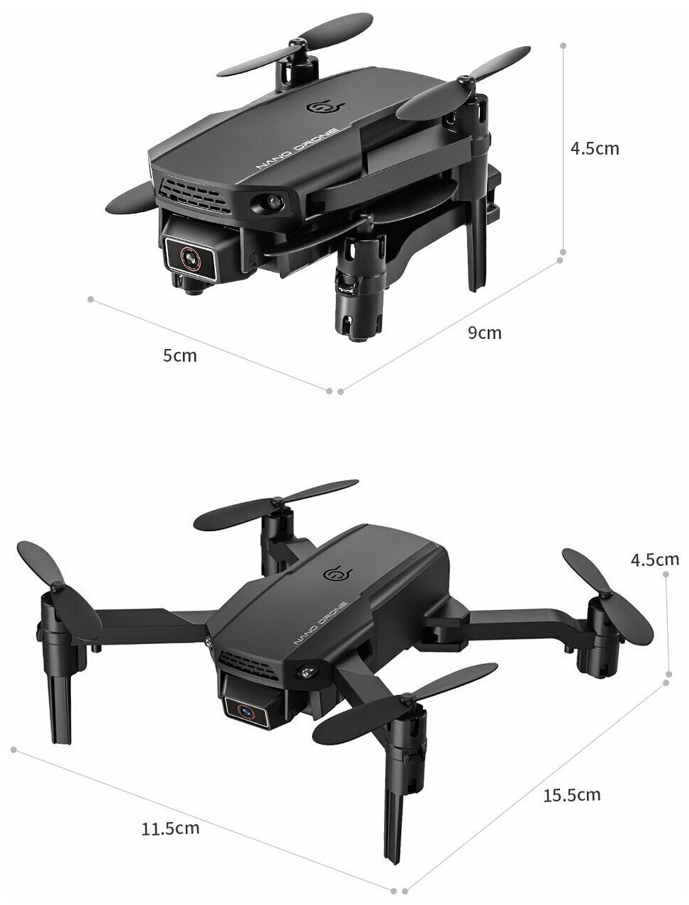 4K Радиоуправляемый квадрокоптер KF611 4K FPV 24G