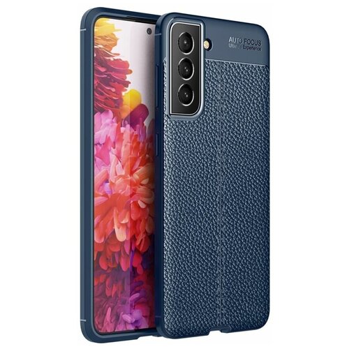 Brodef Fibre силиконовый чехол для Samsung Galaxy S22 Plus / S22+ Синий