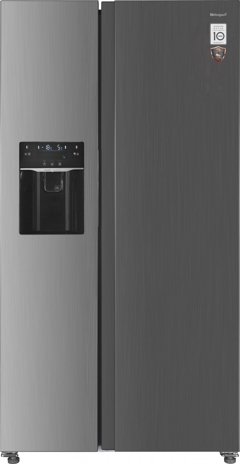 Холодильник двухкамерный Weissgauff Premium WSBS 695 NFX Inverter Ice Maker - фото №9