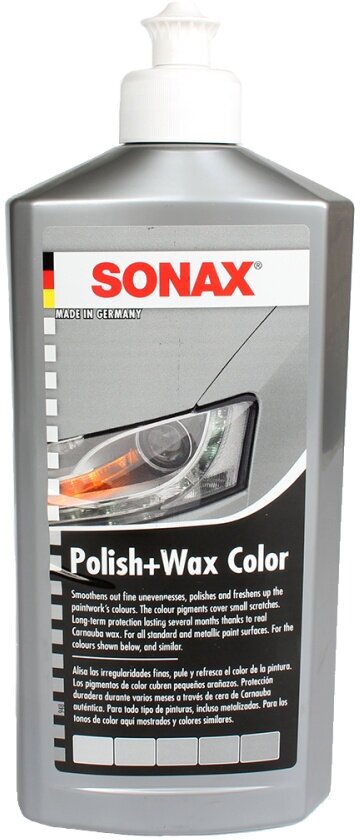Полироль SONAX воск серебр/серый 0.5л 296300