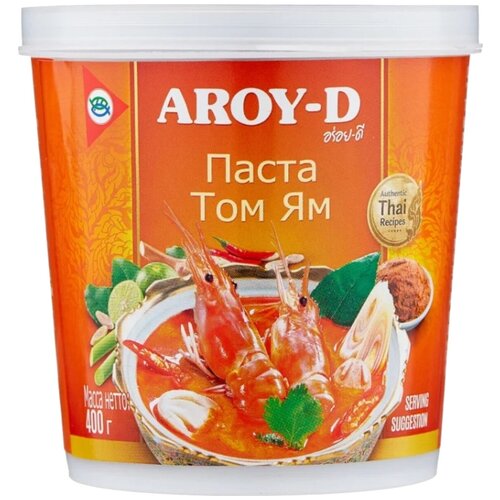 Aroy-D Паста Том Ям кисло-сладкая, 400 г, 400 мл