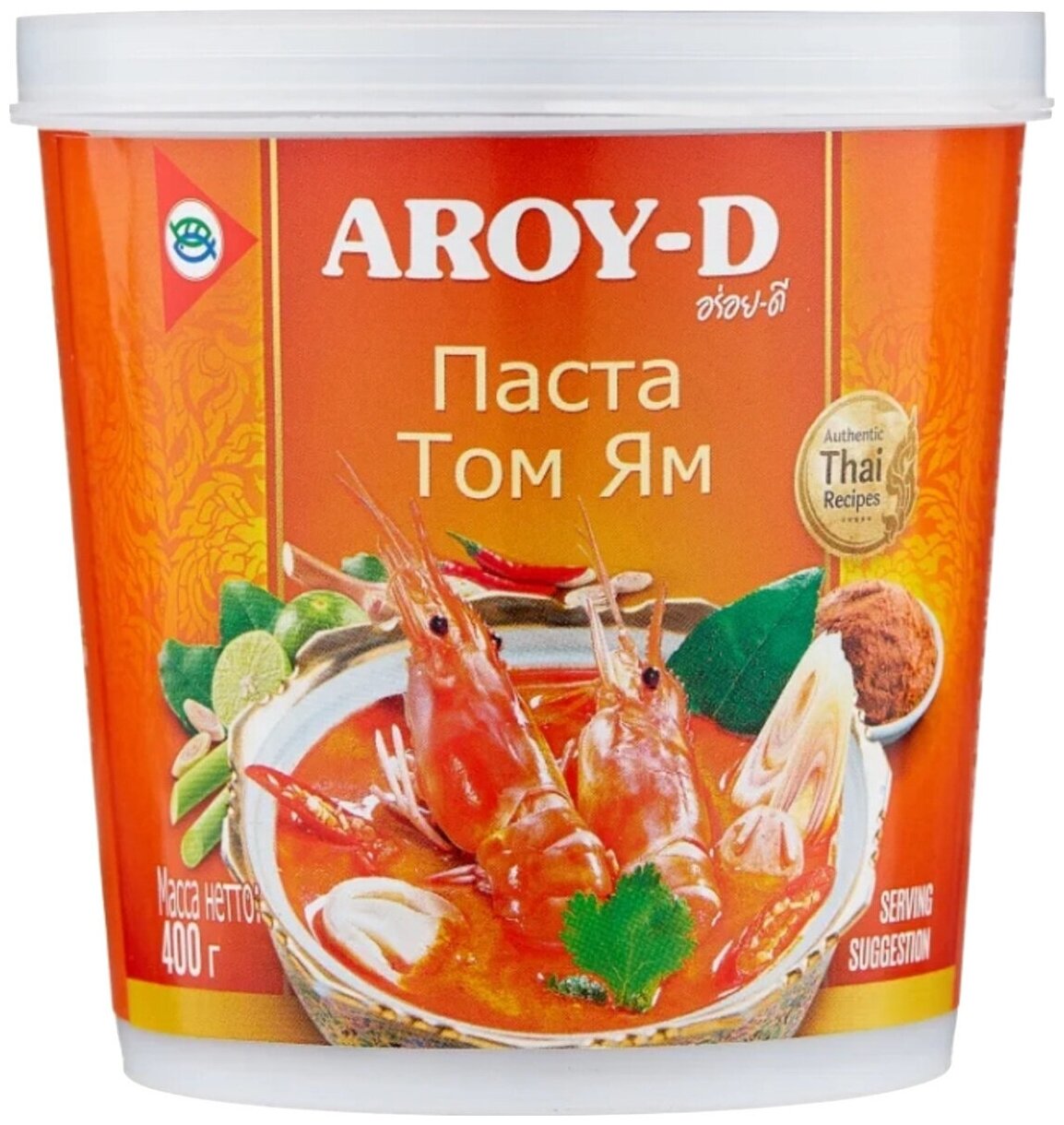 Aroy-D Паста Том Ям кисло-сладкая 400 г 400 мл