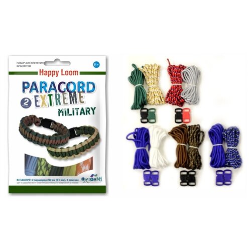 фото Набор для плетения браслетов "happy loom. military. паракорд экстрим" origami