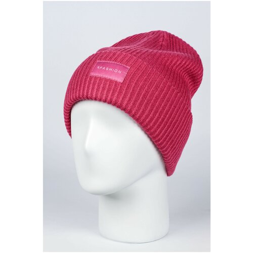шапка бини ferz зимняя шерсть утепленная размер uni розовый Шапка бини Ferz, размер UNI, розовый