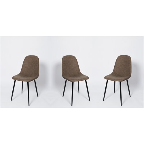Комплект из 3-х стульев для кухни, XS 2441 (5192) графит 19В