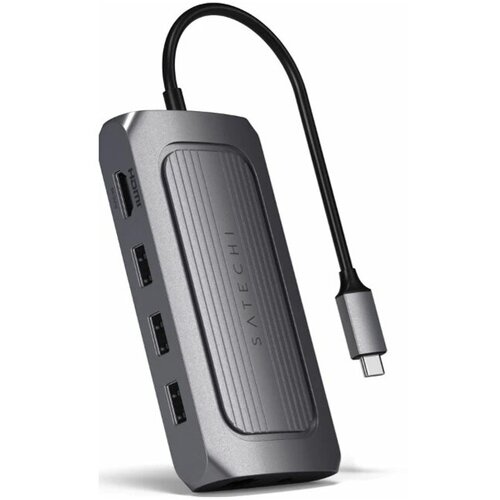 Адаптер Satechi USB4 Multiport Adapter with 8K HDMI Серый ST-U4MA3M адаптер satechi usb c usb 3 0 серый космос