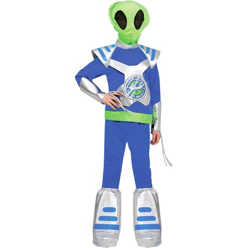 Костюм Инопланетянин (2133 к-22), размер 134, цвет мультиколор, бренд Пуговка костюм инопланетянина 1449 134 см