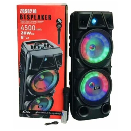 Портативная колонка BT Speaker ZQS-8210 с микрофоном и пультом 686900₽