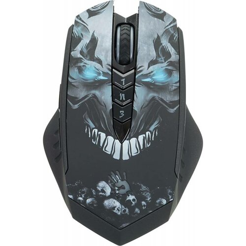 Мышь A4 Bloody R8 metal feet Skull design черный оптическая 4000dpi беспроводная USB игровая 8but 731000₽