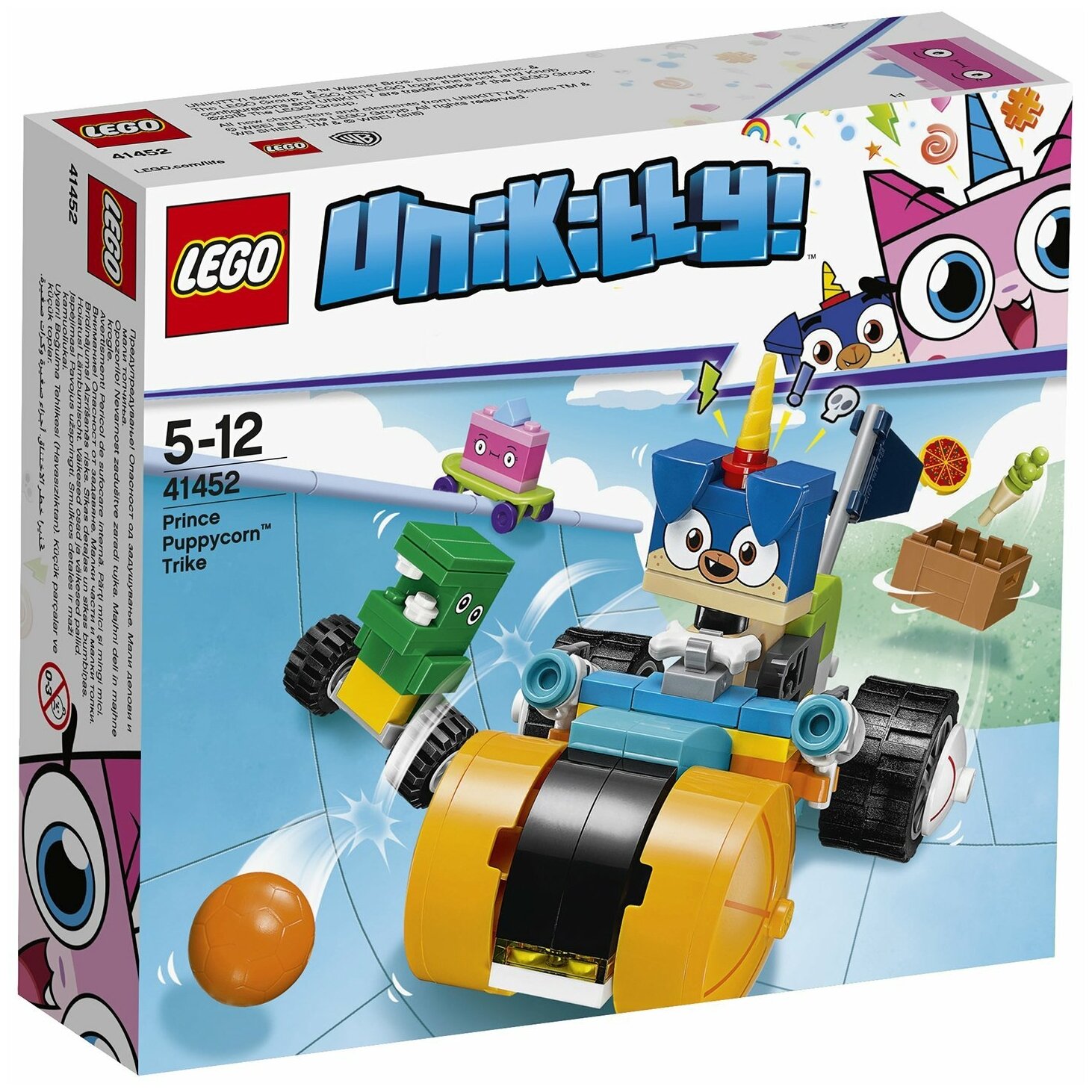 Конструктор LEGO Unikitty 41452 Велосипед принца Паппикорна, 101 дет.