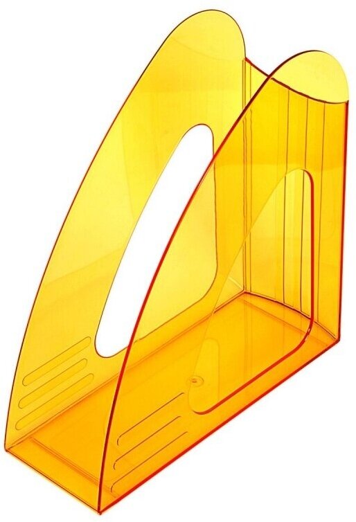 Вертикальный накопитель Attache 90 мм, Bright Colours, прозрачный, желтый
