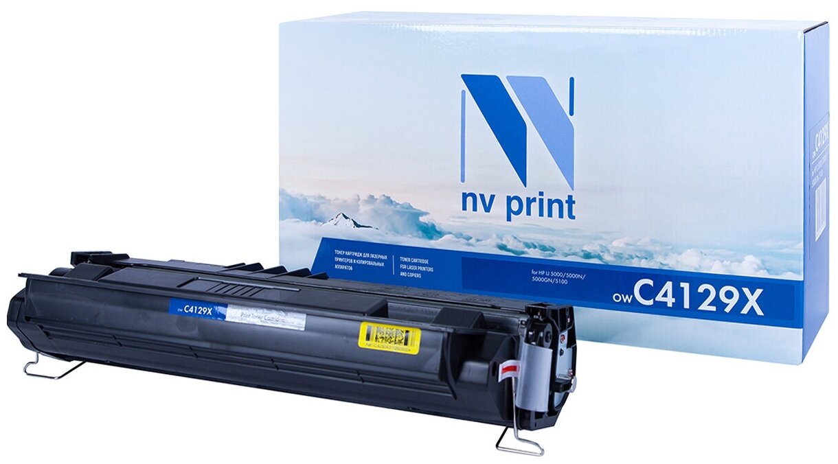 Лазерный картридж NV Print NV-C4129X для HP LaserJet 5000, 5100, 5100dtn, 5100tn (совместимый, чёрный, 10000 стр.)