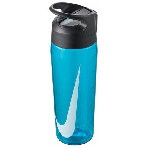 Бутылка для воды NIKE TR HYPERCHARGE STRAW BOTTLE 24 OZ, зеленый, белый, 710 мл.