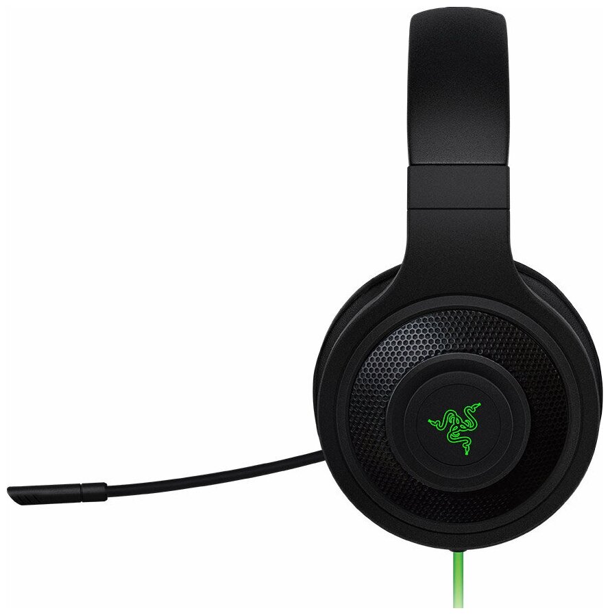 Компьютерная гарнитура Razer Kraken Essential, черный/зеленый