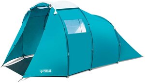 Палатка кемпинговая четырехместная Bestway Family Dome 4 Tent 68092 <span>материал <b>тента</b>: полиэстер, материал дна: полиэтилен</span>