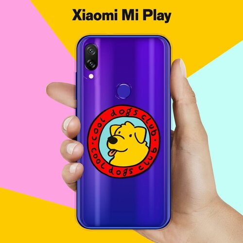 Силиконовый чехол на Xiaomi Mi Play Клуб любителей собак / для Сяоми Ми Плей