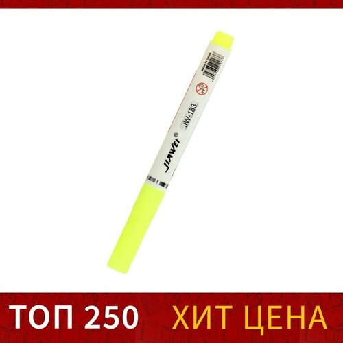 Маркер текстовыделитель, наконечник скошенный 4 мм, жёлтый(6 шт.) маркер текстовыделитель наконечник скошенный 4 мм зелёный