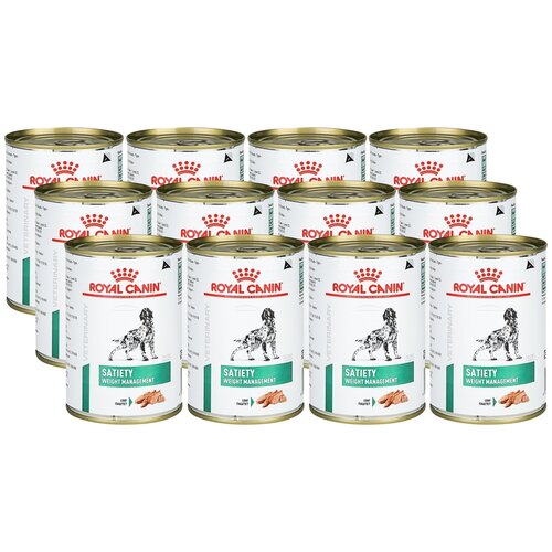 Влажный корм для собак Royal Canin Satiety Weight Management,  для снижения веса 1 уп. х 12 шт. х 410 г