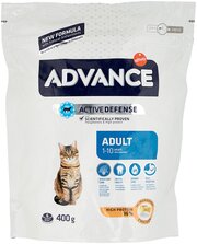 Сухой корм для кошек Advance Adult с курицей, с рисом 400 г