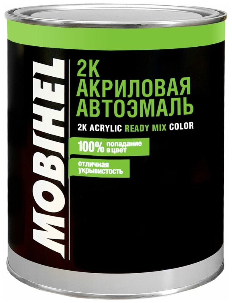 Акриловая автоэмаль MOBIHEL PLUS 2К TOYOTA 040 белая, 0.8 кг 40117002