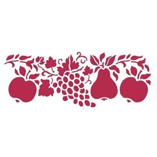 фото Трафарет для рукоделия, фрукты, 1 шт stamperia