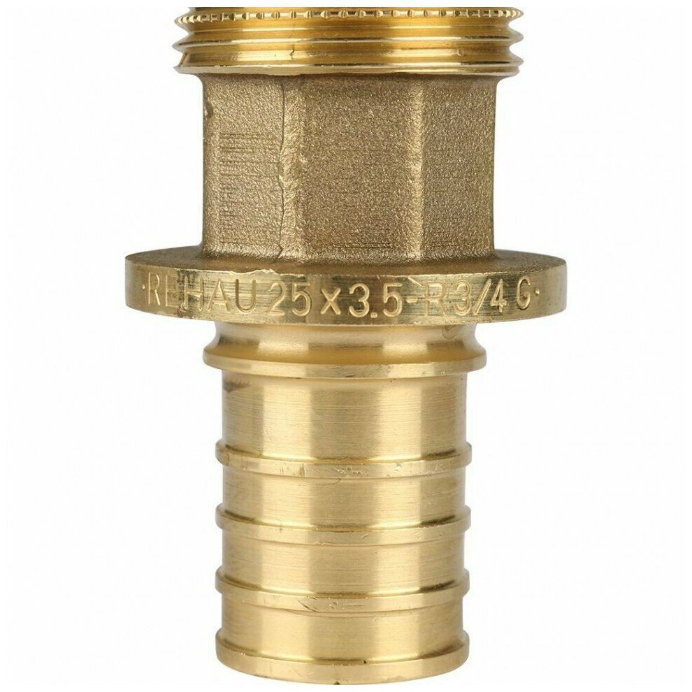 RX 13660571001 Муфта надвижная (25 мм, 3/4", бронза) REHAU - фото №2