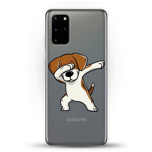 фото Силиконовый чехол swag бигль на samsung galaxy s20+ andy & paul
