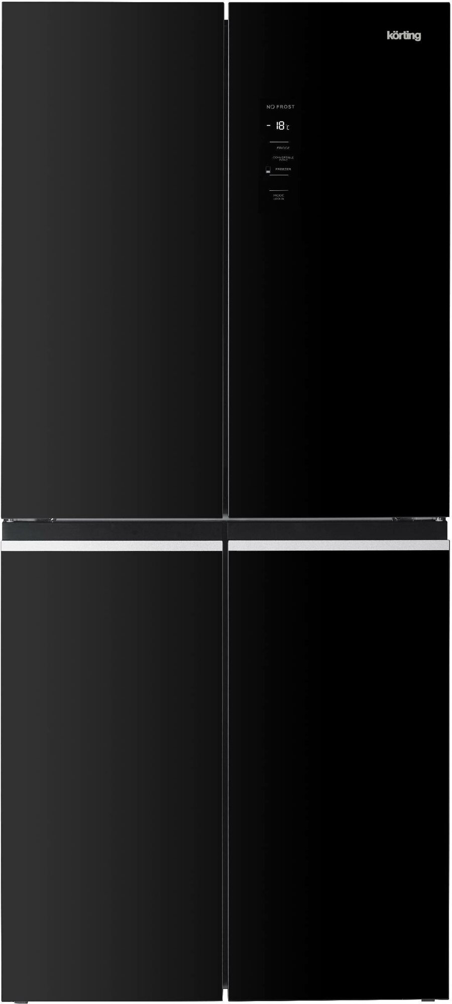 Четырехдверный холодильник Korting KNFM 84799 GN - фотография № 1