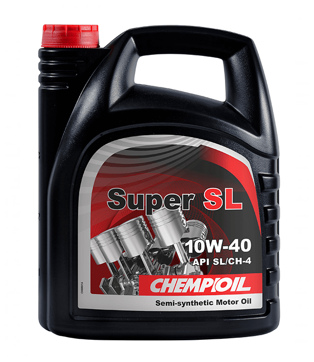 Полусинтетическое моторное масло CHEMPIOIL Super SL 10W-40, 5 л