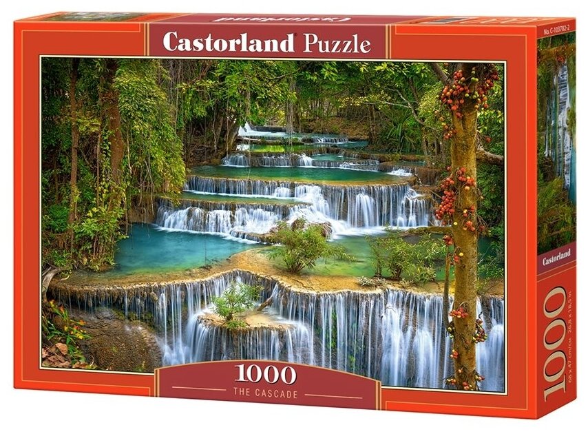 Пазл Castorland Puzzle Каскад водопадов 1000 деталей 68*47см С-103782 3+