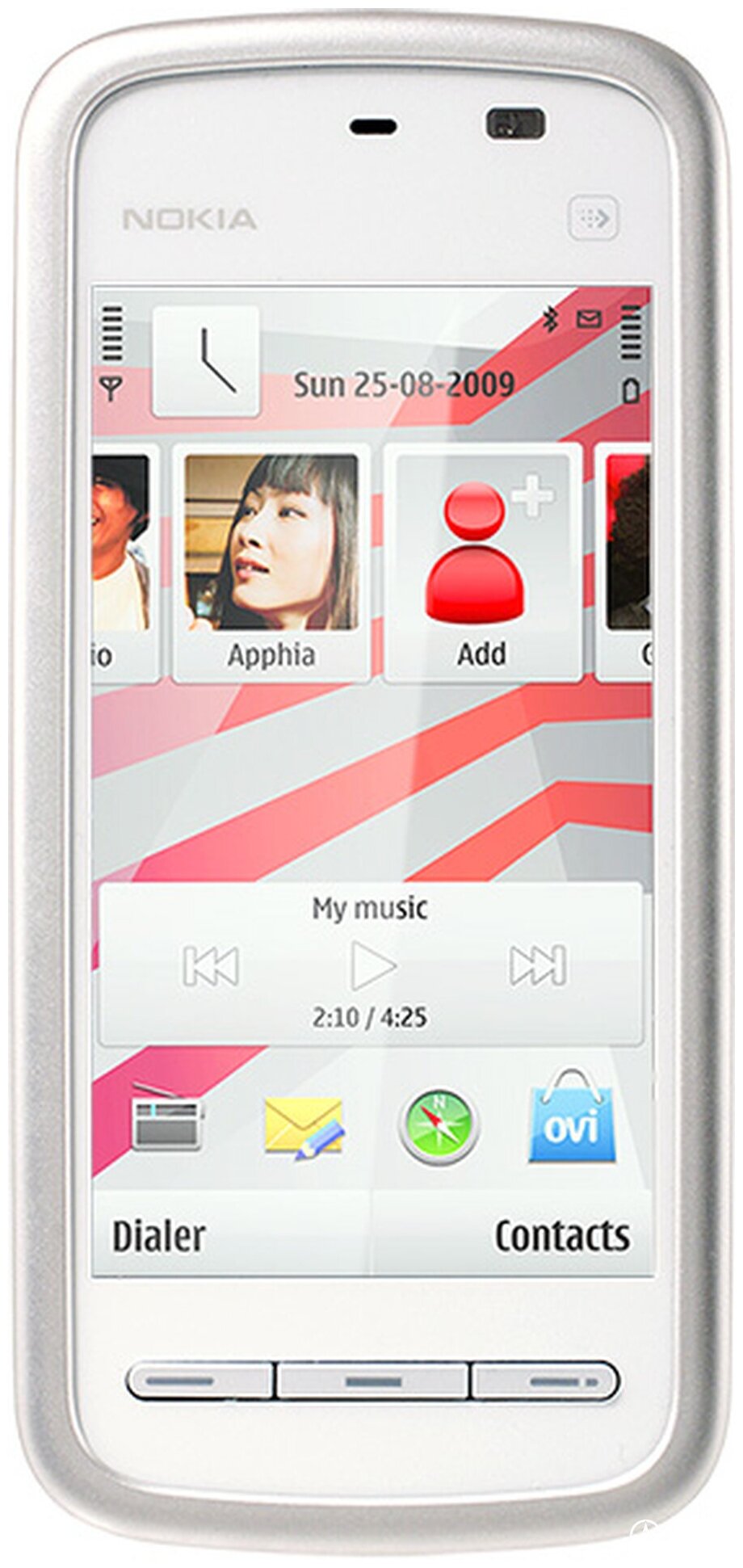 Телефон Nokia 5233, 1 SIM, белый