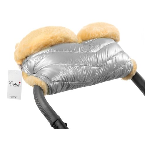 муфта для рук на коляску esspero cosy arctic white Муфта для рук на коляску Esspero Cosy (Silver)