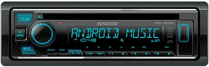 Автомагнитола CD Kenwood KDC-154UM 1DIN 4x50Вт