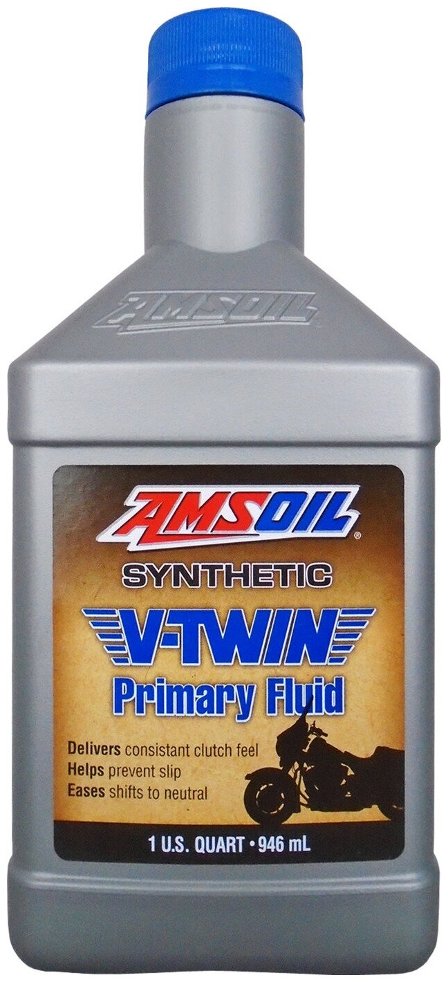 Масло трансмиссионное AMSOIL Synthetic V-Twin Primary Fluid (0,946л)