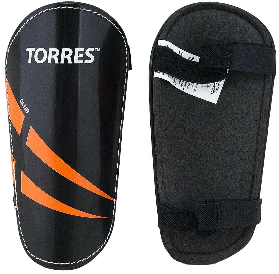 Щитки футбольные Torres Club Fs1607l, размер L (l)