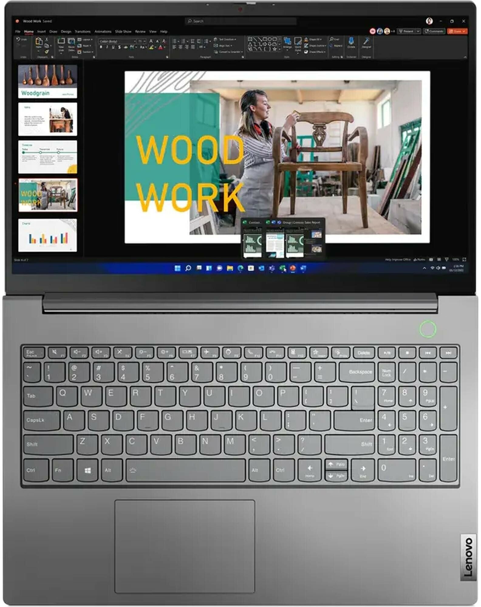 Ноутбук Lenovo ThinkBook 15 G4 IAP 21DJ00FTRU (15.6", Core i5 1235U, 16Gb/ SSD 512Gb, Iris Xe Graphics eligible) Серый - фото №3