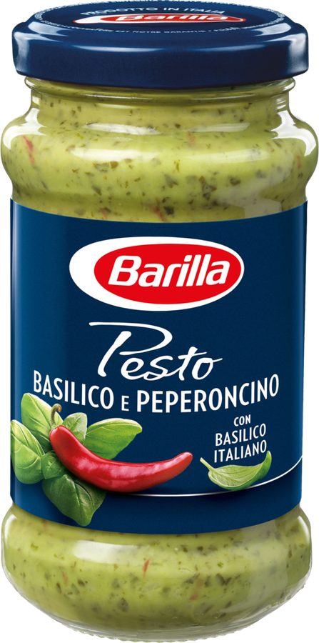 Соус Barilla Pesto Basilico e Peperoncino с базиликом и перцем чили