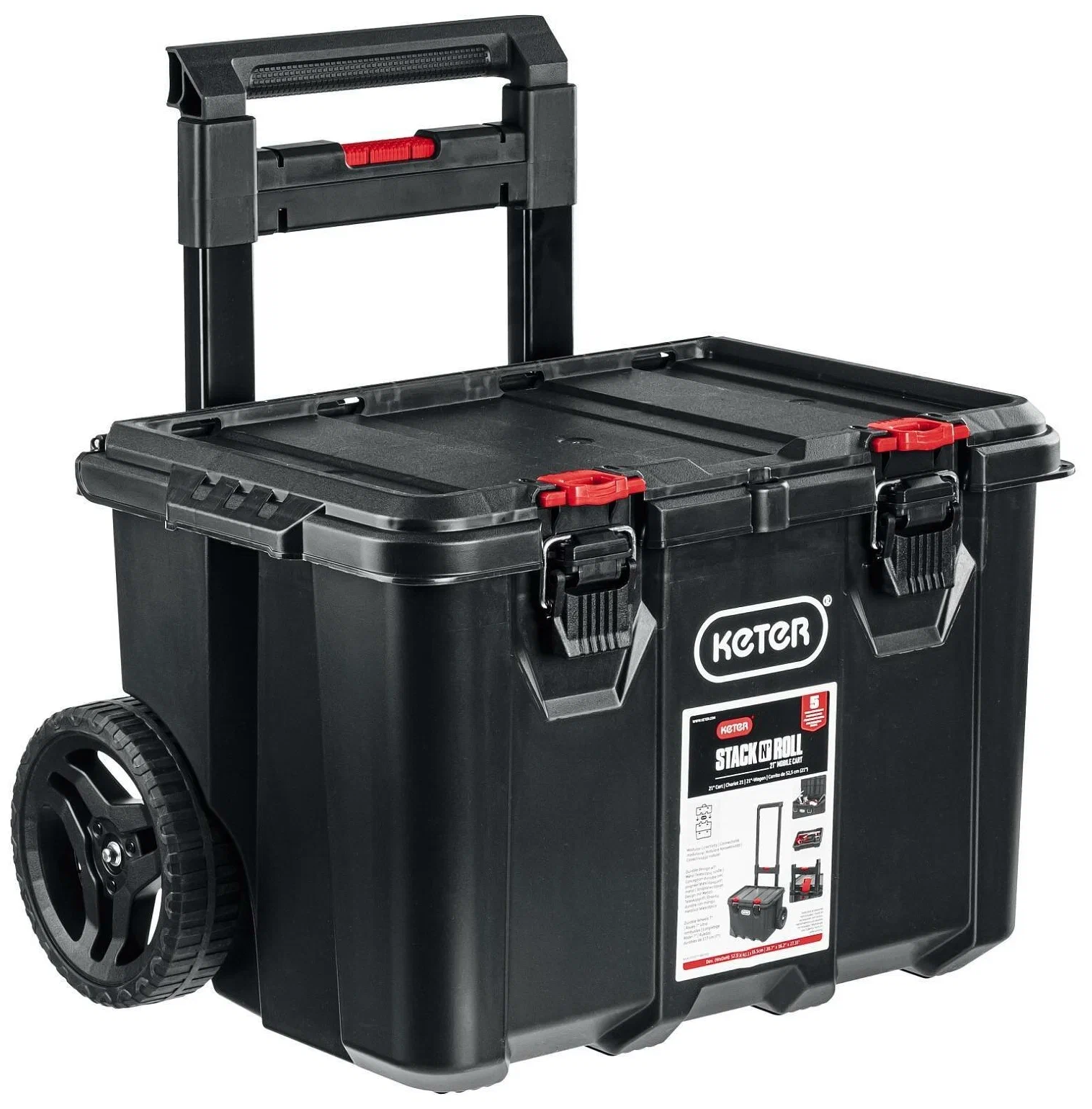 фото Ящик-тележка KETER Stack's System Cart Pack N