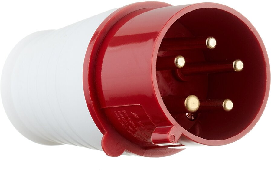 PROxima ps-025-32-380 Вилка переносная 025 3Р+РЕ+N 32А (380В, IP44) EKF - фото №13