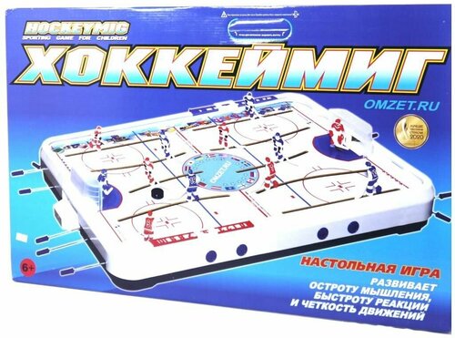 Игра настольная Хоккейминг 64х44см (картонная упаковка) (39437)