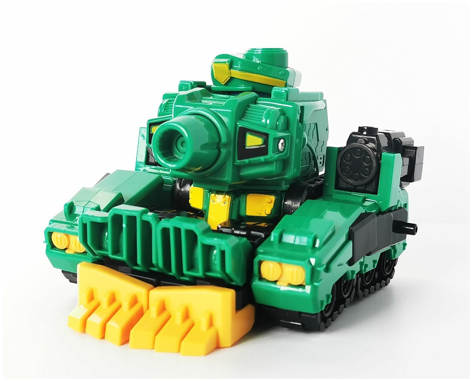 Робот - трансформер/ Трансформер - танк/ Темно-зеленый танк робот