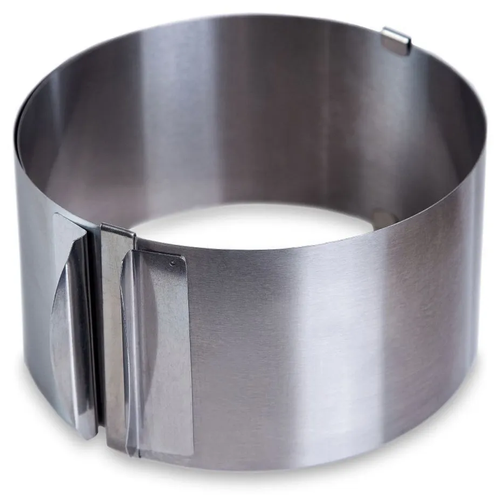 Форма регулируемая для выпечки 16-30 см , Кольцо MK Pro для запекания из нержавеющей стали