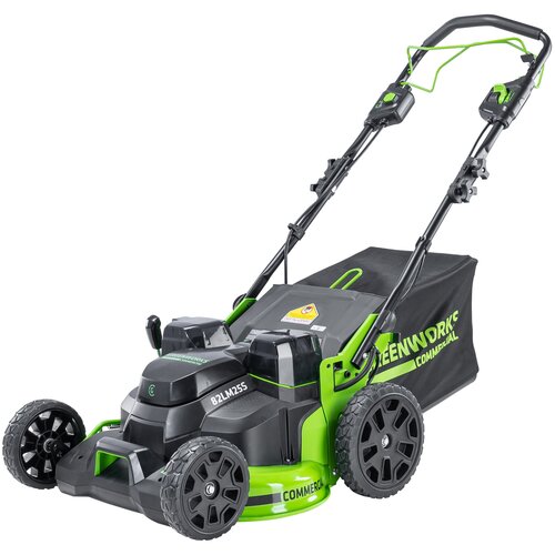 Аккумуляторная самоходная газонокосилка Greenworks GC82LM61S. TwinForce, 82v, 61 см, без АКБ и ЗУ газонокосилка аккумуляторная самоходная greenworks twinforce 82v 61 см б щ без акб и зу