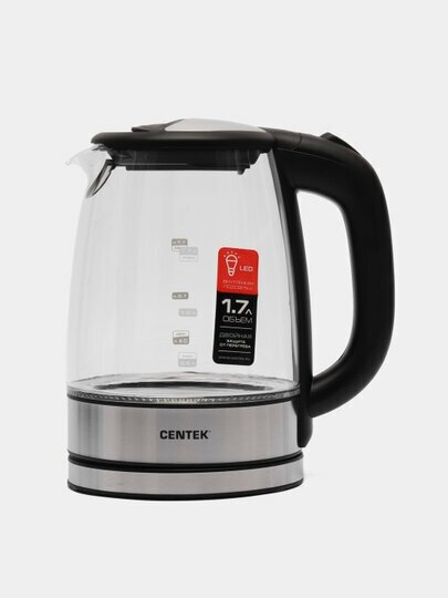 Чайник CENTEK CT-0058, серебристый - фото №6
