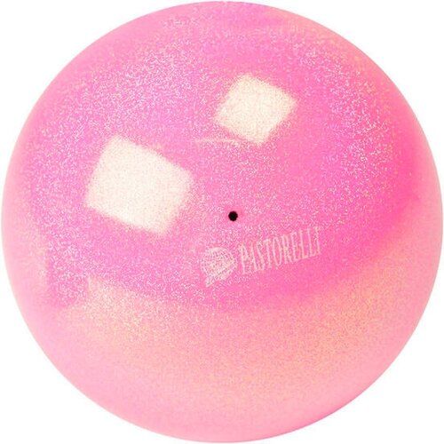фото Мяч pastorelli glitter hv fig 18,5см rosa baby 02447