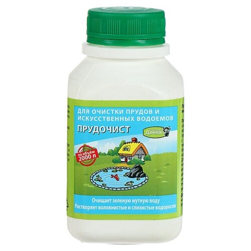 Жидкость для водоема Счастливый дачник Прудочист ПЧЖ-200 0.2 л жидкость